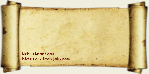 Danijela Peruničić vizit kartica